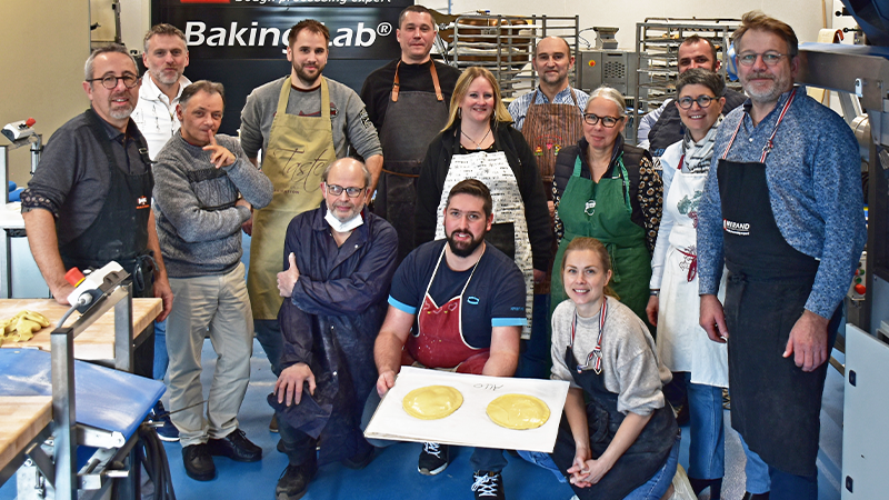 the Merand team with the galettes des rois
