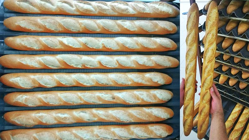 baguettes blancas de panadería karyna