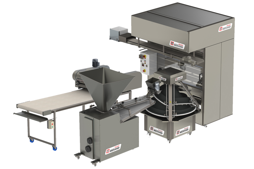 línea automática de producción de panes de molde en panadería semi industriales