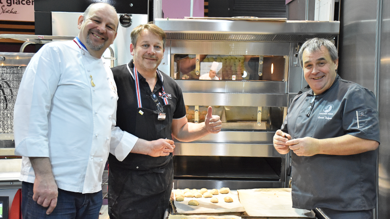 equipe merand au salon sirha 2019 à lyon