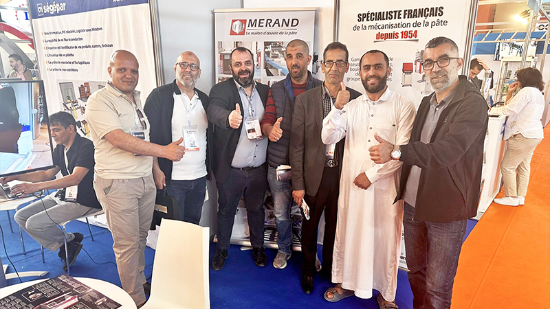 visitors at the merand stand at the djazagro trade show in algiers
