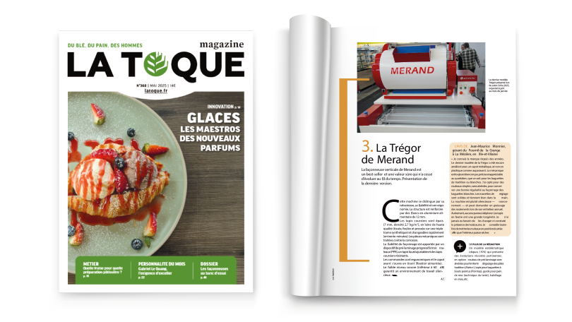 faconneuse tregor dans l'article de presse, magazine la toque