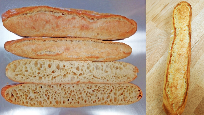 baguettes façonnées sur la façonneuse horizontale armor merand