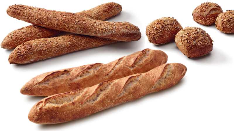 production de baguettes et petits pains sur la diviseuse-formeuse atoupains merand