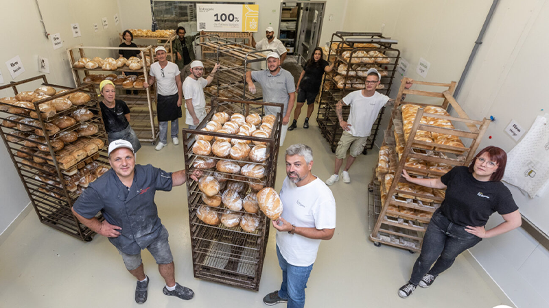Taller de panadería "Belge et Bio", Bélgica