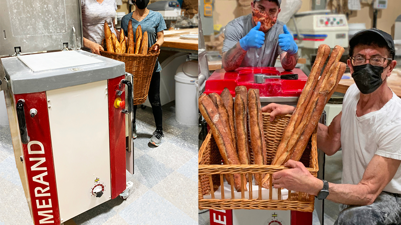 diviseuse formeuse atoupains merand installée chez boulangerie annarosa