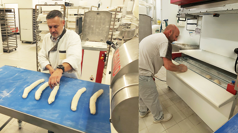 fabrication de baguettes sur le groupe automatique leader page merand