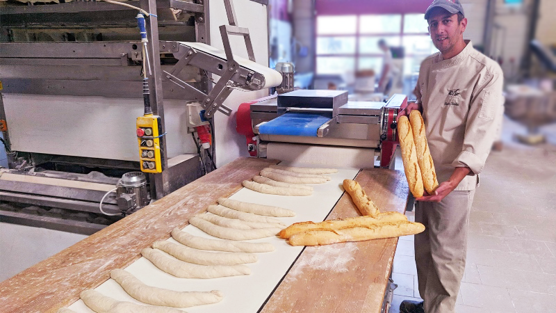 groupe automatique production baguettes