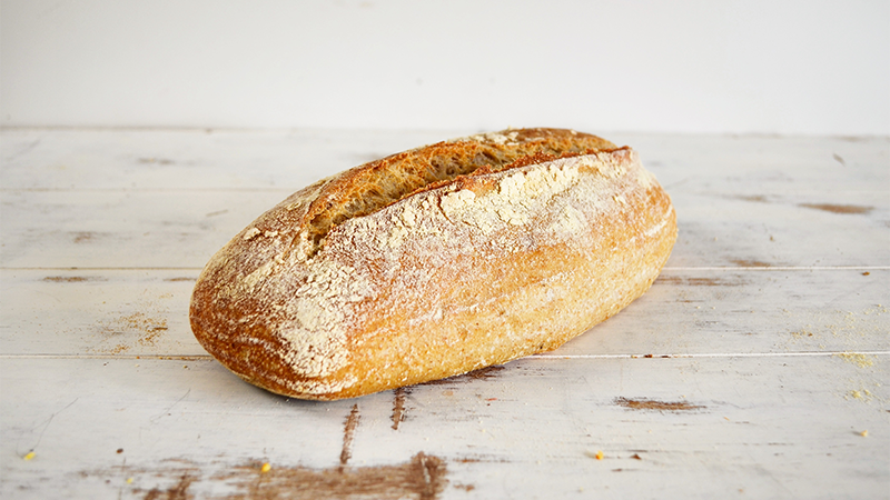 boule de pain fabriquée sur la bouleuse-façonneuse