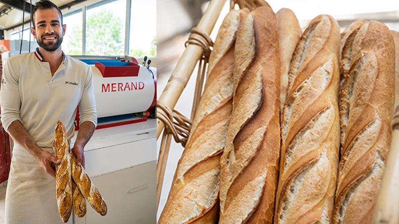 baguettes tradicionales moldeadas en la moldurera vertical tregor