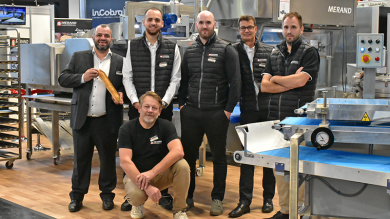 El equipo merand en la feria iba 2023 de munich