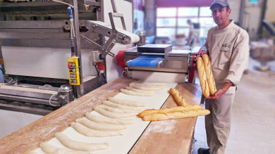 automatic group baguette production 